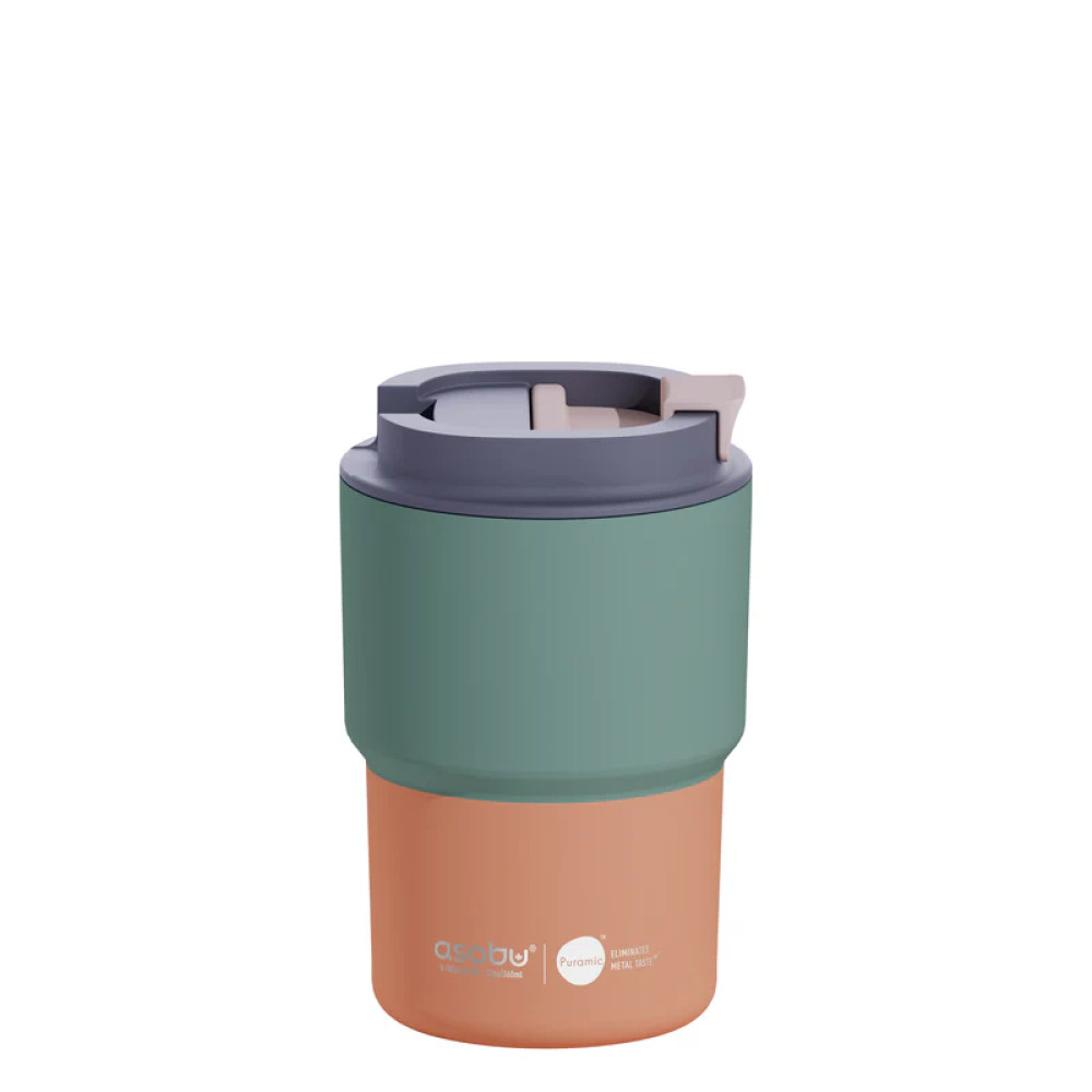 Asobu Coffee Express Special Edition Ανοξείδωτο Ποτήρι Θερμός 360ml (Pastel Green)