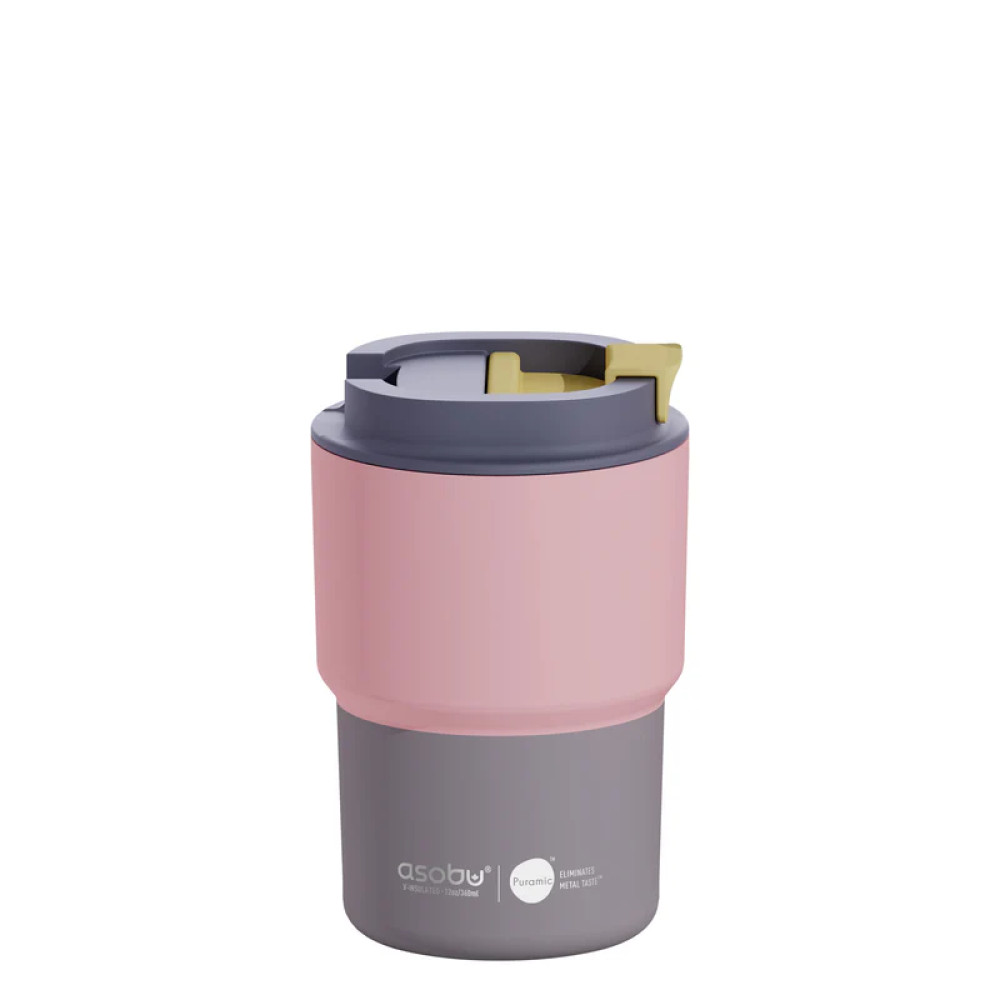 Asobu Coffee Express Special Edition Ανοξείδωτο Ποτήρι Θερμός 360ml (Pastel Peach)