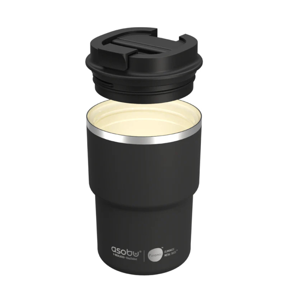 Asobu Coffee Express Special Edition Ανοξείδωτο Ποτήρι Θερμός 360ml (Black)