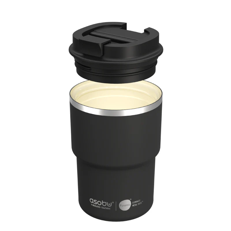 Asobu Coffee Express Special Edition Ανοξείδωτο Ποτήρι Θερμός 360ml (Black)