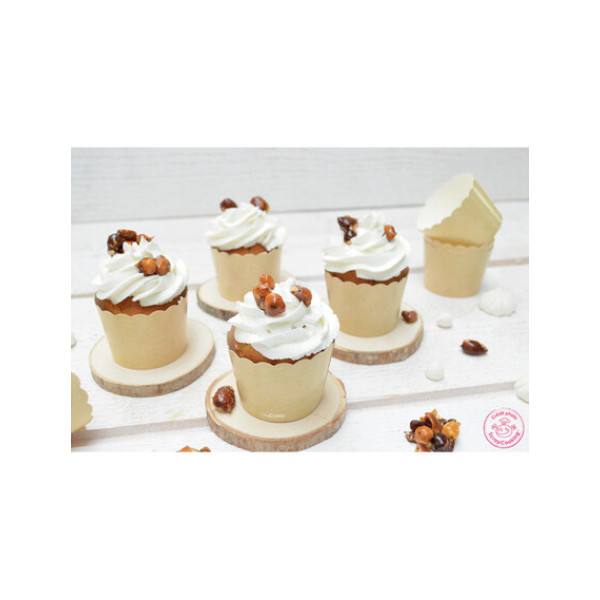 Scrap Cooking Θήκες για Cupcake σε Χρώμα Κραφτ (25 τεμ)
