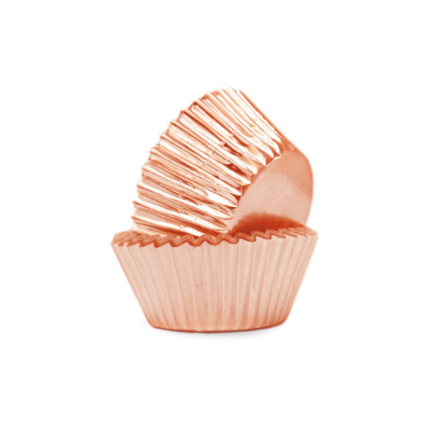 Scrap Cooking Θήκες για Cupcake σε Χρώμα Ροζ Χρυσό (48 τεμ)