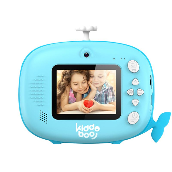 Kiddoboo FotoFun 2 Παιδική Φωτογραφική Μηχανή με εκτυπωτή (Whale Blue)