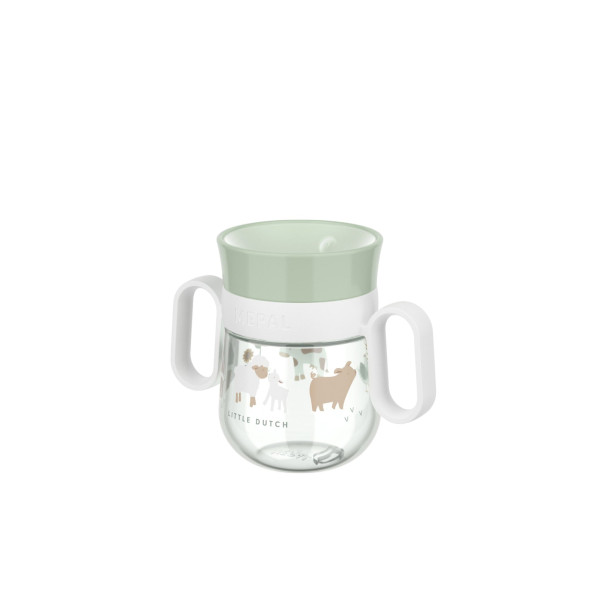 Little Dutch Εκπαιδευτικό Ποτηράκι Περιμετρικό με Χειρολαβές Mio 200 ml - Little Farm