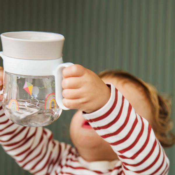 Little Dutch Εκπαιδευτικό Ποτηράκι Περιμετρικό με Χειρολαβές Mio 200 ml - Fairy Garden