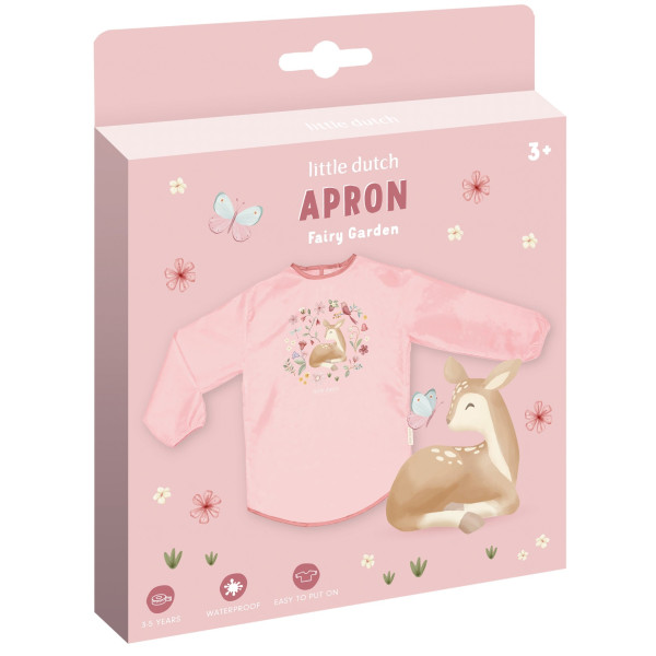 Little Dutch Μπλουζάκι-Ποδιά Ζωγραφικής Fairy Garden