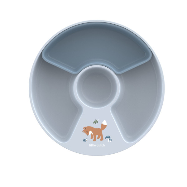 Little Dutch Παιδικό Πιατάκι με Χωρίσματα Mio Forest Friends