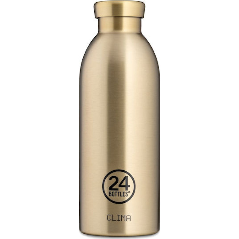 24Bottles Clima Bottle Ανοξείδωτο Μπουκάλι Θερμός 0.50lt (Prosecco Gold)