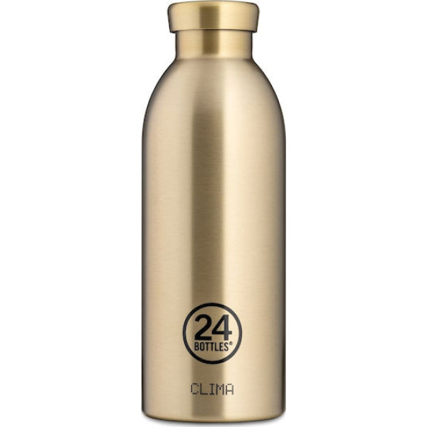 24Bottles Clima Bottle Ανοξείδωτο Μπουκάλι Θερμός 0.50lt (Prosecco Gold)
