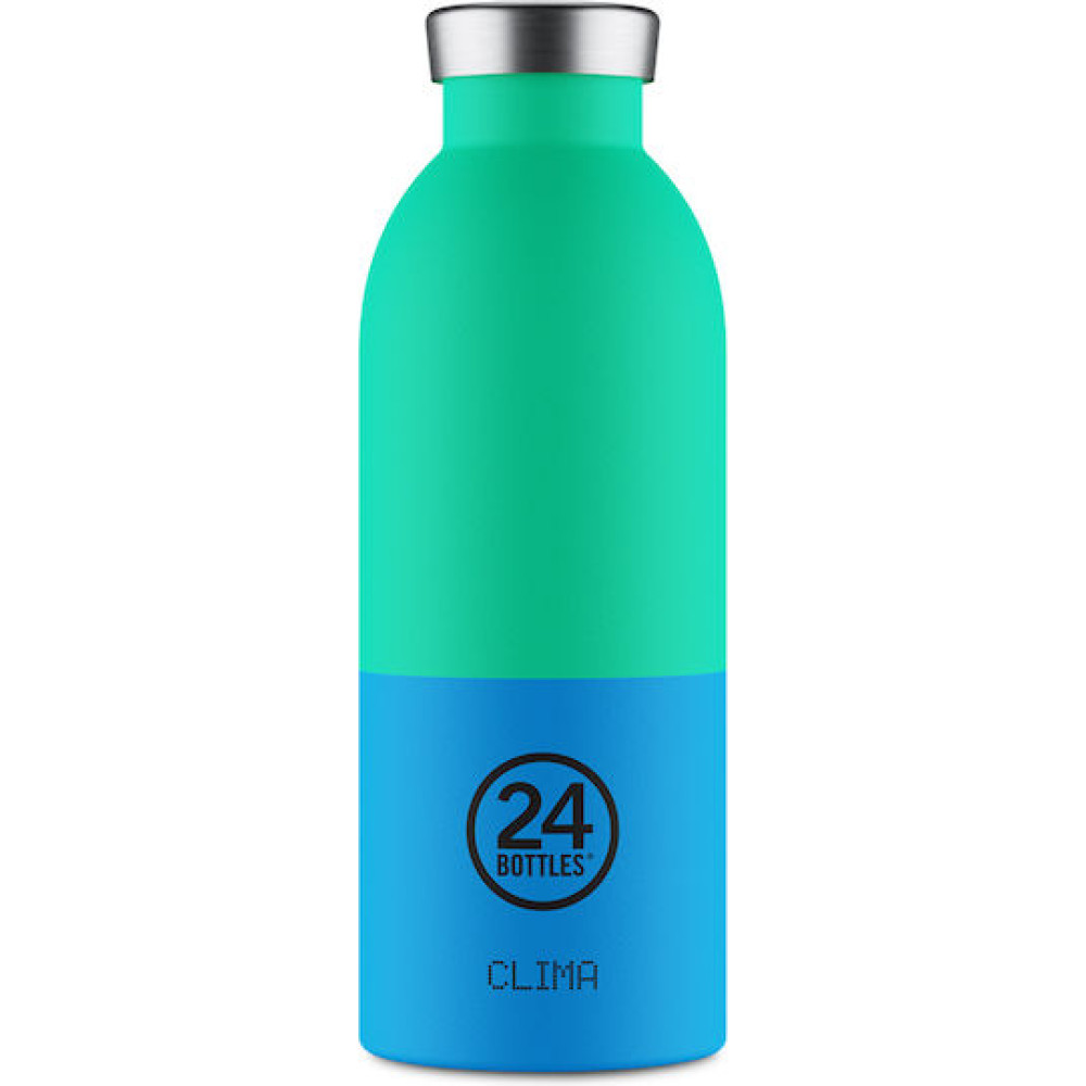24Bottles Clima Bottle Ανοξείδωτο Μπουκάλι Θερμός 0.50lt (Wave)