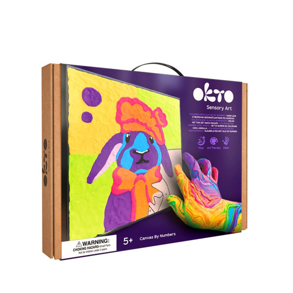 DIY Δημιουργικό Σετ Ζωγραφικής 3D με Πηλό Λαγουδάκι