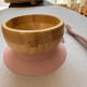 Nok Nok Οικολογικό Μπωλ Bamboo με Αντιολισθητική Βάση (Pink)