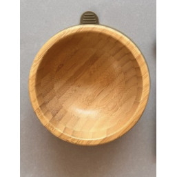 Nok Nok Οικολογικό Μπωλ Bamboo με Αντιολισθητική Βάση με Κουτάλι (Sage)