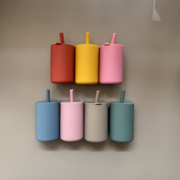 Nok Nok Εκπαιδευτικό Ποτηράκι Σιλικόνης (Ροζ)