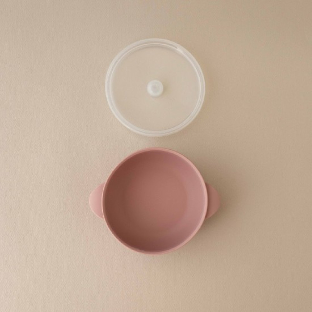Nok Nok Μπωλ Σιλικόνης με Αντιολισθητική Βάση (Light Pink)
