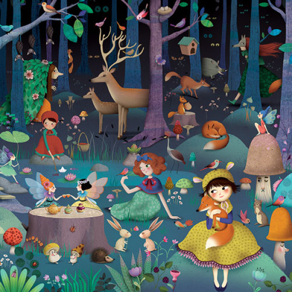 Djeco Παζλ Παρατήρησης Δάσος 100 τεμ. - FSC MIX