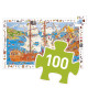 Djeco Παζλ Παρατήρησης 100 τεμ. Πειρατές - FSC MIX