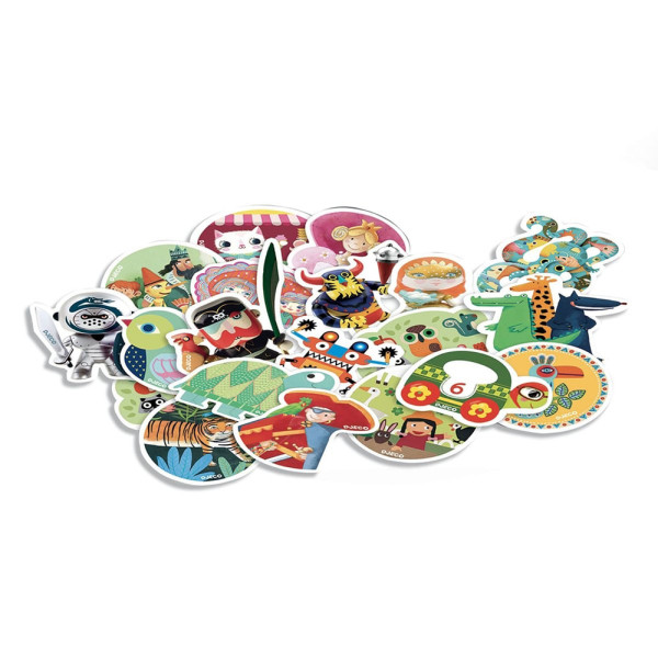 Djeco Κουτί με 320 Αυτοκόλλητα