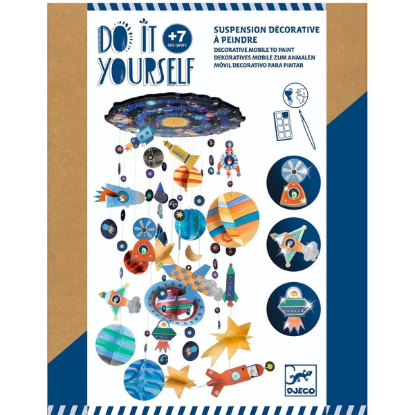 Djeco DIY Φτιάχνω & Χρωματίζω Μόμπιλε Ηλιακό Σύστημα