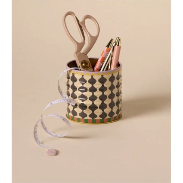 Desighworks A Dopo Black & White Wavy Κουτί Αποθήκευσης Μολυβοθήκη