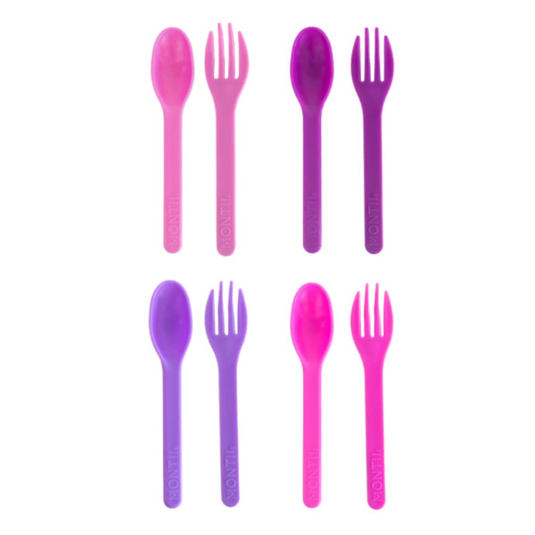 MontiiCo Σετ Κουτάλια Πιρούνια 8 τμχ (Blush)