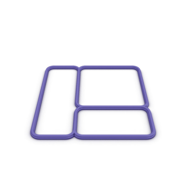 Ανταλλακτικό Λάστιχο Σιλικόνης για το OmieBox 1 τμχ (Purple Plum)