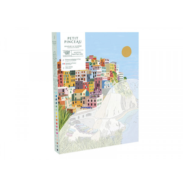 Petite Epicerie Σετ Ζωγραφικής με Αριθμό - Μικρό Πινέλο - Cinque Terre από την Kenzie Elston