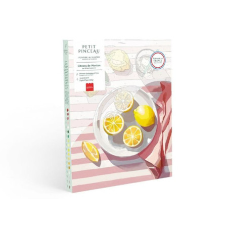 Petite Epicerie Σετ Ζωγραφικής με Αριθμoύς - Λεμόνια Menton