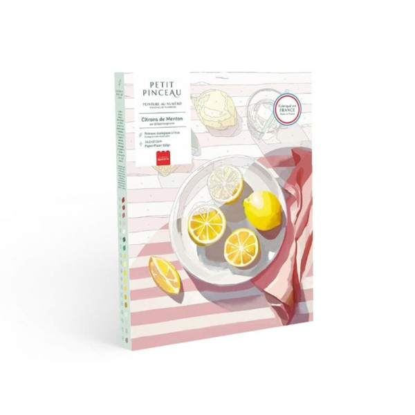 Petite Epicerie Σετ Ζωγραφικής με Αριθμoύς - Λεμόνια Menton