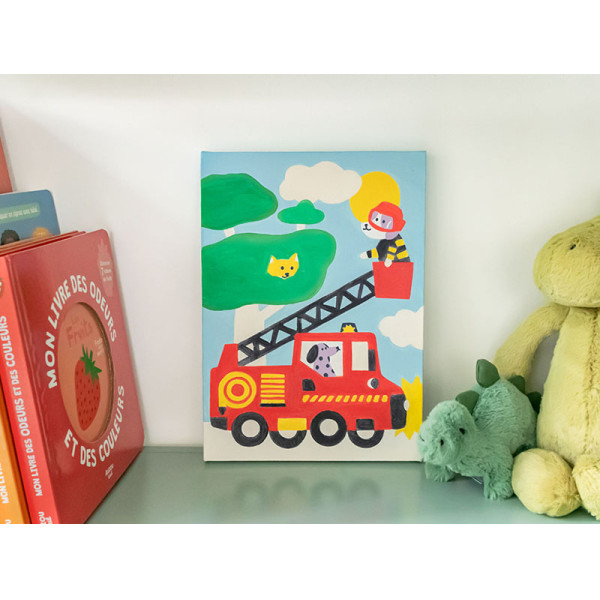 Petite Epicerie Σετ Ζωγραφικής Πινέλο για Μικρά Παιδιά - Wouf