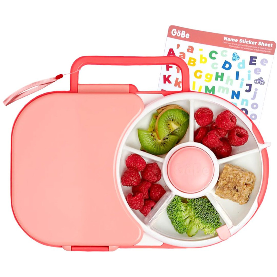 Gobe 2σε1 Φαγητοδοχείο και Snack Spinner Sticker Edition (Watermelon)