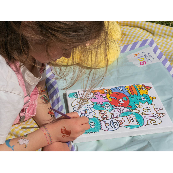 Petite Epicerie Σετ Ζωγραφικής Πινέλο για Μικρά Παιδιά - Fun Gang