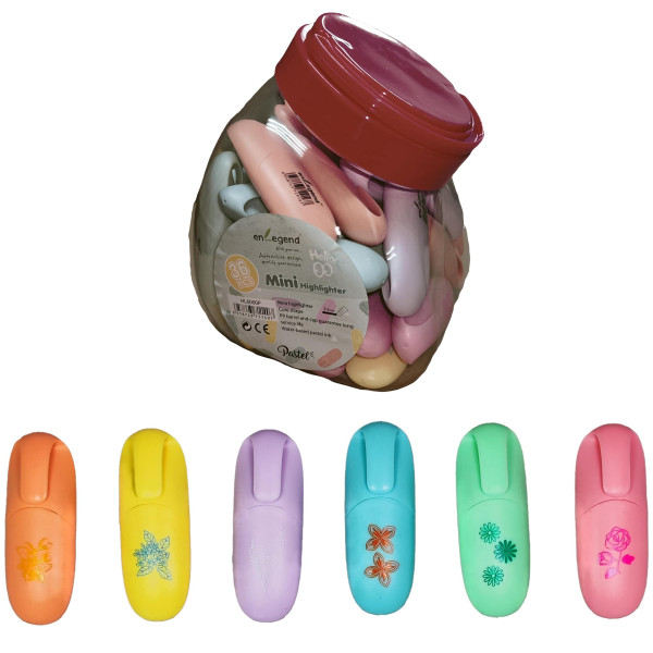 Enlegend Mini Μαρκαδόρος Υπογράμμισης pastel (Mπλέ)