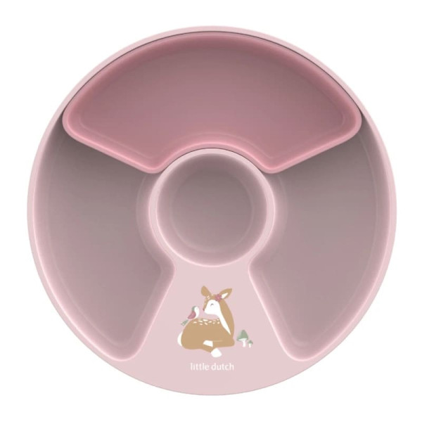 Little Dutch Παιδικό Πιατάκι με Χωρίσματα Mio Fairy Garden