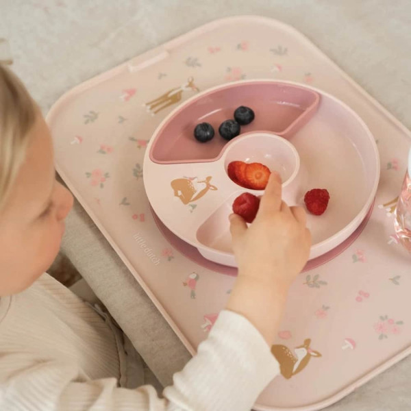 Little Dutch Παιδικό Πιατάκι με Χωρίσματα Mio Fairy Garden