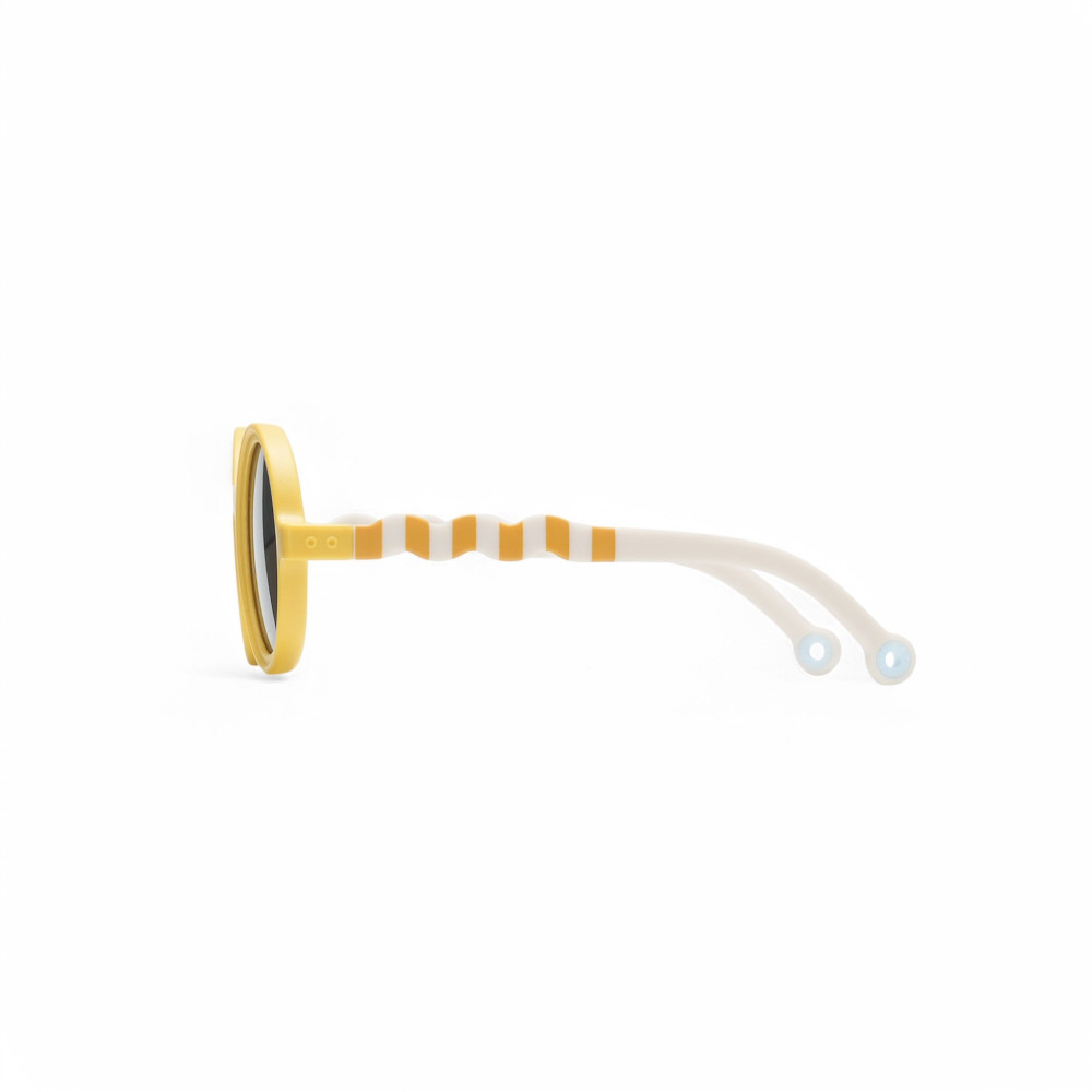 OLIVIO&CO Παιδικά Γυαλιά Ηλίου Στρογγυλά Seaside Stripes - Vacation Yellow 18-36 Μηνών