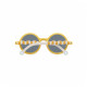 OLIVIO&CO Παιδικά Γυαλιά Ηλίου Στρογγυλά Seaside Stripes - Vacation Yellow 18-36 Μηνών