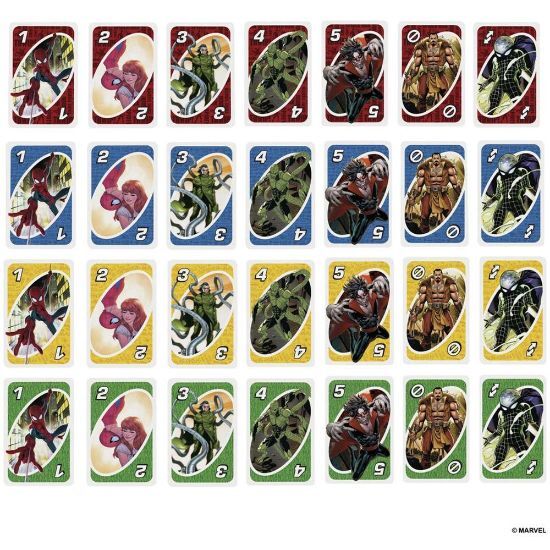 Mattel Uno:The Amazing Spiderman Επιτραπέζιο Παιχνίδι με Κάρτες (HXY08)