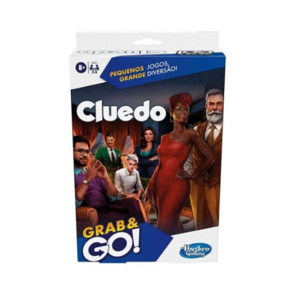 Hasbro Cluedo: Grab And Go Διασκέδαση Παντού - Επιτραπέζιο Παιχνίδι (F8251)