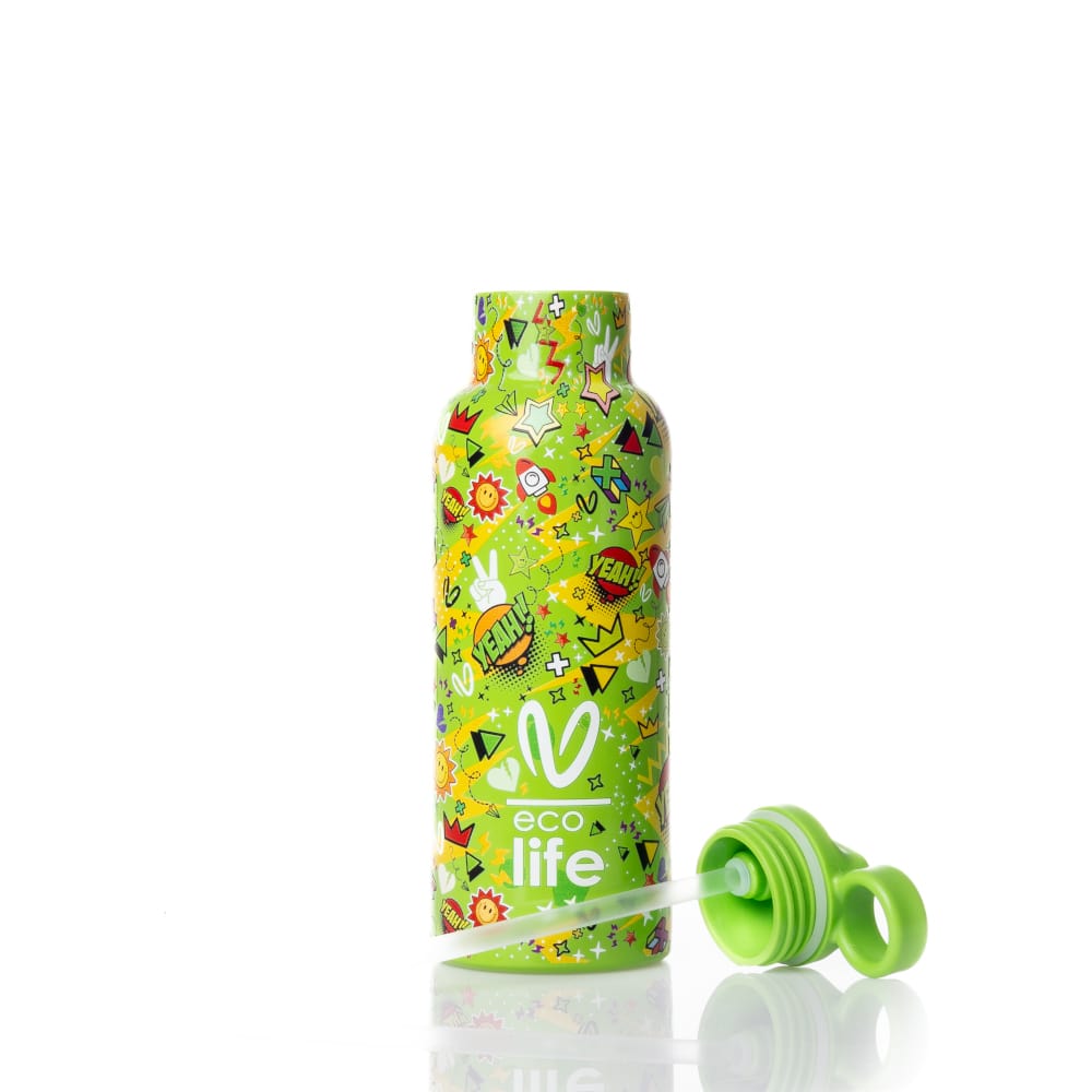 EcoLife x Vasiliki Borola Ανοξείδωτο Μπουκάλι Θερμός 500ml