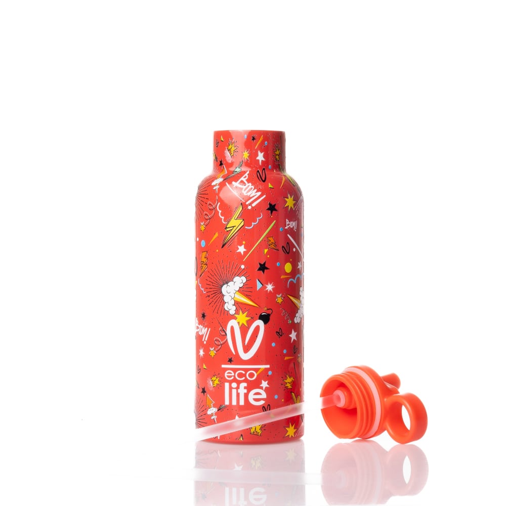 EcoLife x Vasiliki Spitha Ανοξείδωτο Μπουκάλι Θερμός 500ml
