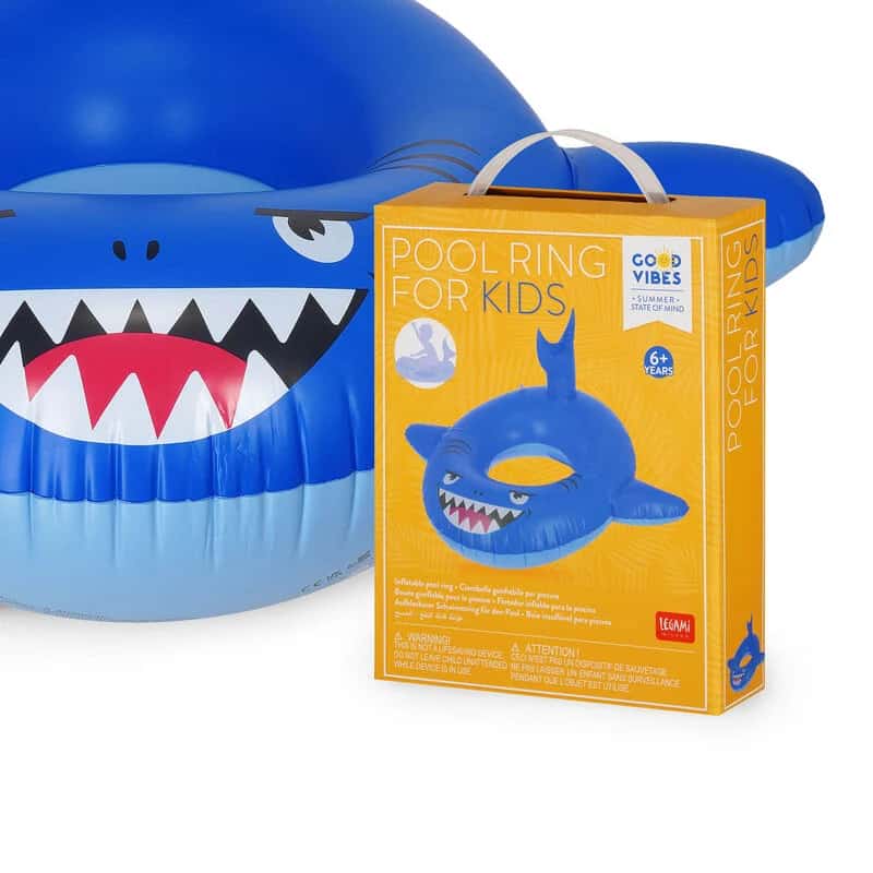 Legami VKSWIM0002 Φουσκωτή Κουλούρα Shark