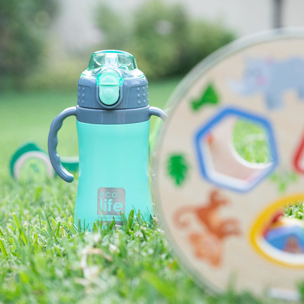 EcoLife Kids Thermos Ανοξείδωτο Μπουκάλι Θερμός Mint 300ml