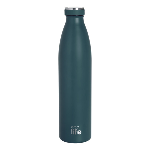 EcoLife Slim Ανοξείδωτο Μπουκάλι Θερμός Blue 1L