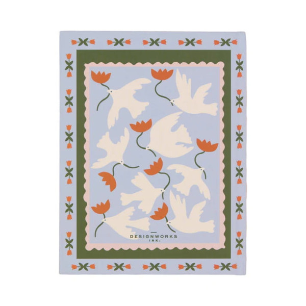 Desighworks Vintage Ημερολόγιο A Dopo Flower - 6" X 7.75"