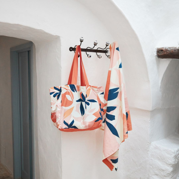 Dock & Bay Επαναχρησιμοποιούμενη τσάντα από 100% ανακυκλώσιμα υλικά - Terracotta Tropics