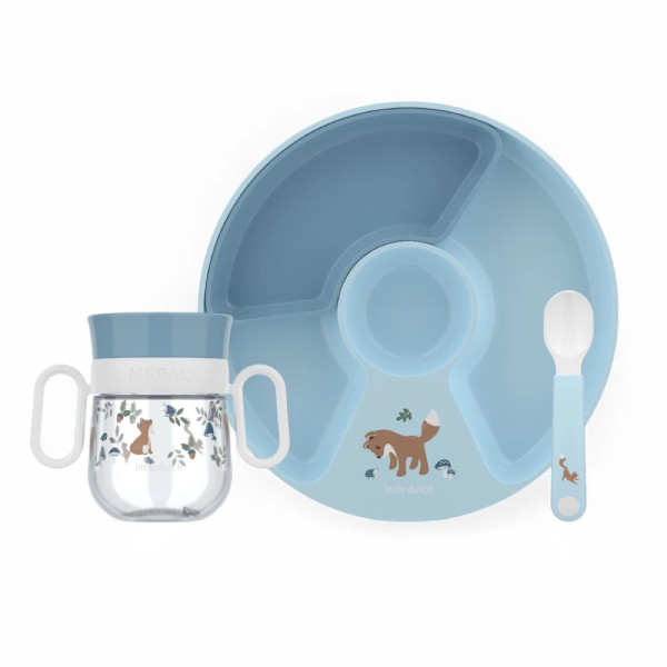Little Dutch Παιδικό Σετ Φαγητού 3 Τεμαχίων Mio Forest Friends
