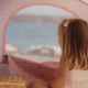 Little Dutch Βρεφική Tέντα Παραλίας Ocean Dreams Ροζ