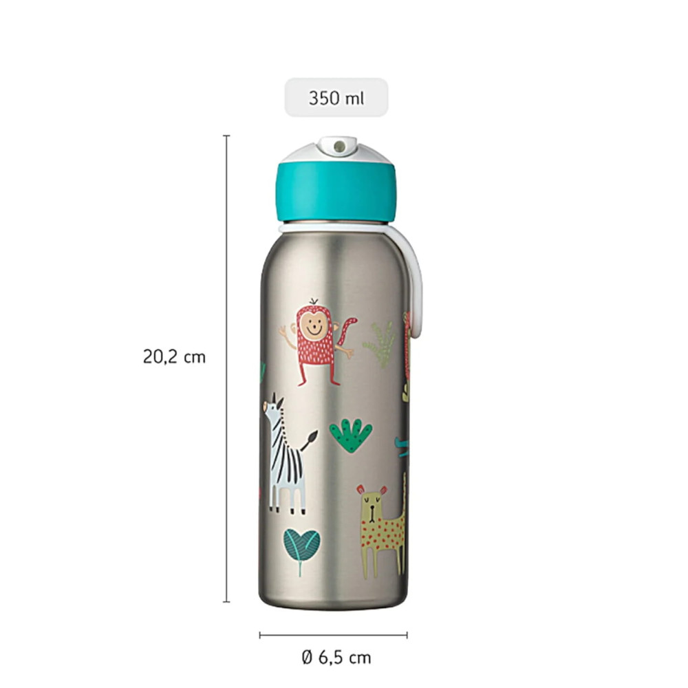 Little Dutch Ανοξείδωτο Μπουκάλι - Θερμός flip-up campus 350ml - Fairy Wonders