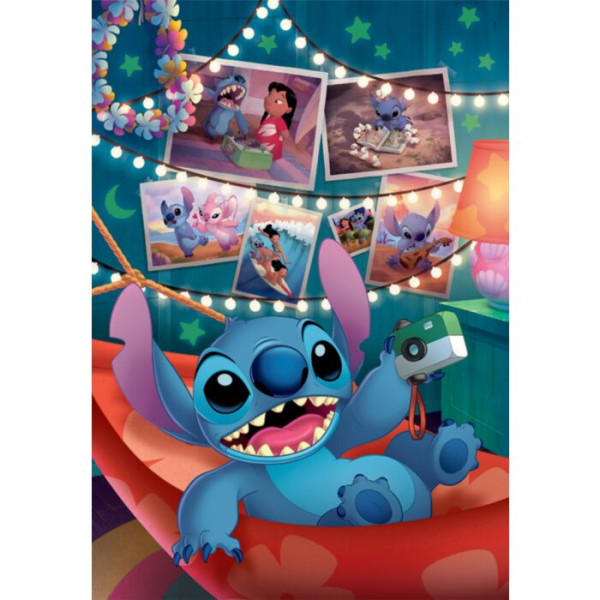 Clementoni Παζλ High Quality Collection Disney Stitch (1000 τμχ) - Compact Box
